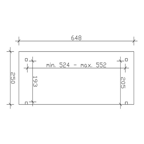 SKANHOLZ Terrassenüberdachung »Sanremo...