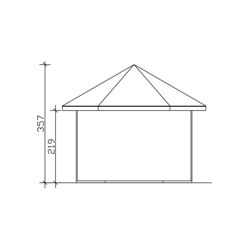 SKANHOLZ Pavillon »Madeira 2«, Spitzda...