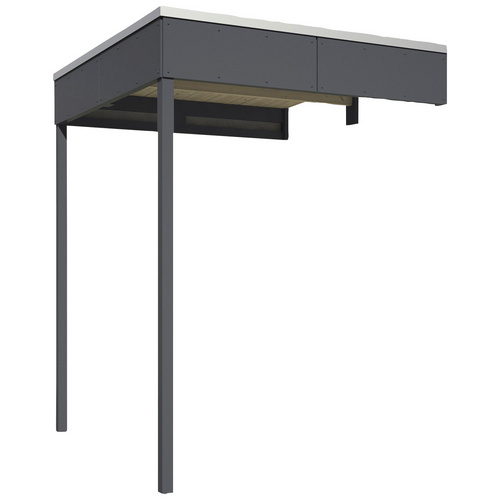 SKANHOLZ Schleppdach »Sydney, Perth, Melbourne, Brisbane 2«, Breite: 168 cm, Dach: Holz, schiefergrau | Holz SKANHOLZ Schleppdach »Sydney, Perth, Melbourne, Brisbane 2«, Breite: 168 cm, Dach: Holz, schiefergrau | Holz