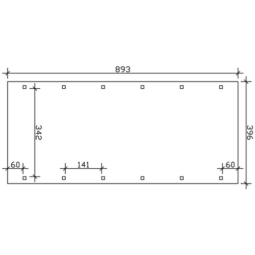 SKANHOLZ Carport »Spessart«, BxT: 396 ...