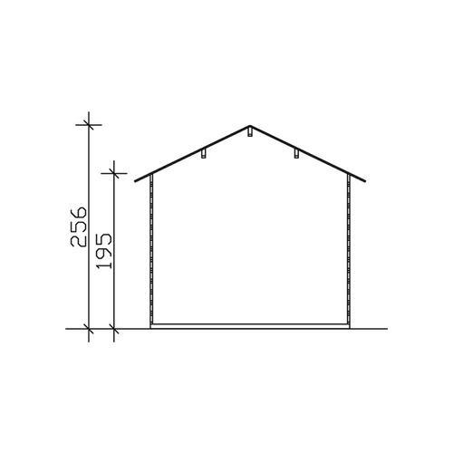 SKANHOLZ Gartenhaus »Porto«, BxT: 280 ...