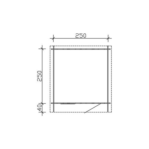 SKANHOLZ Gartenhaus »Porto«, BxT: 280 ...