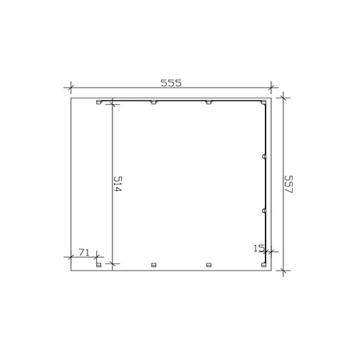 SKANHOLZ Carport »Friesland Set 3«, Bx...