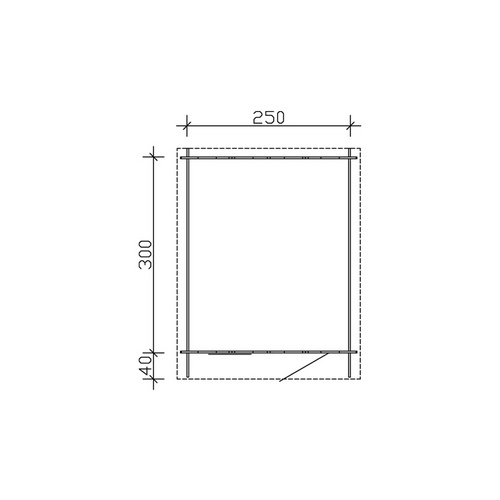 SKANHOLZ Gartenhaus »Porto«, BxT: 280 ...