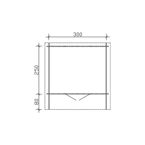 SKANHOLZ Gartenhaus »Faro«, BxT: 340 x...