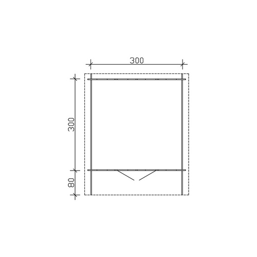 SKANHOLZ Gartenhaus »Faro«, BxT: 340 x...