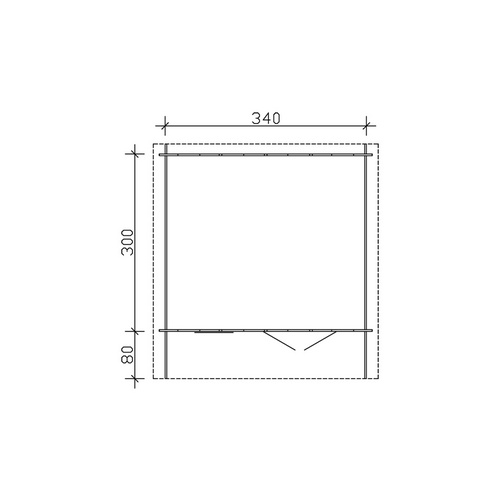 SKANHOLZ Gartenhaus »Malaga«, Holz, Bx...