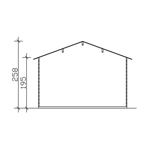 SKANHOLZ Gartenhaus »Malaga«, BxT: 380...