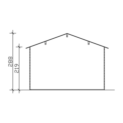 SKANHOLZ Gartenhaus »Tilburg«, Holz, B...