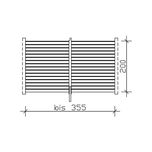 SKANHOLZ Rückwand, Breite: 78,5 cm, gr...