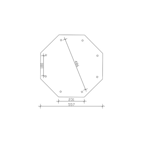 SKANHOLZ Pavillon »Lyon 3«, Zeltdach, ...