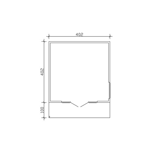 SKANHOLZ Gartenhaus »Tokio 4«, BxT: 40...