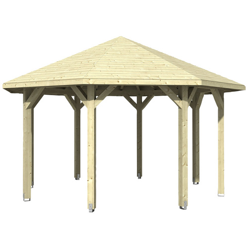 Skanholz Holzpavillon Nice Gr. 2 (BxT: 432 x 432 cm)