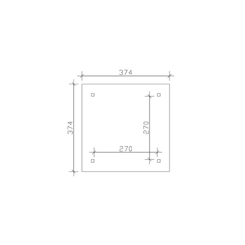 SKANHOLZ Pavillon »Cannes 1«, Zeltdach...