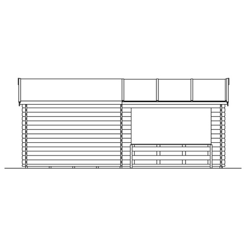 SKANHOLZ Gartenhaus »Holmestrand« (RABATT 10%) | Restposten 10% Rabatt