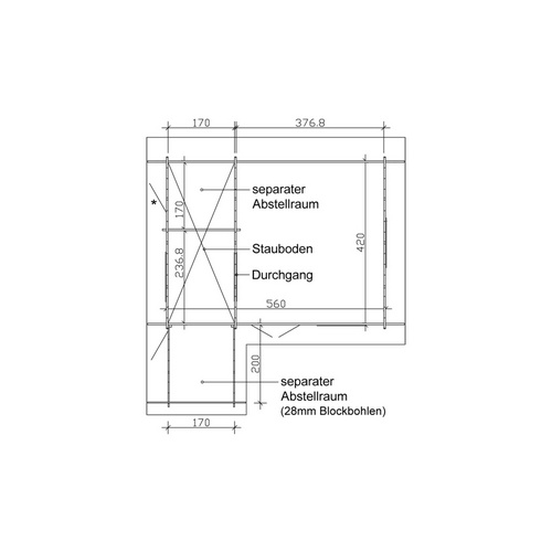 SKANHOLZ Gartenhaus »Esbjerg 3« (RABATT 10%) | Restposten 10% Rabatt