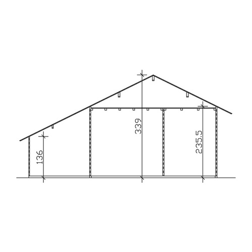 SKANHOLZ Gartenhaus »Esbjerg 3«, BxT: ...