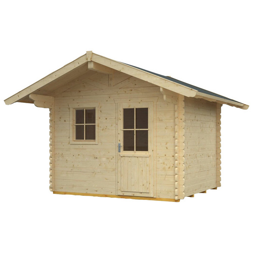 Skanholz Skan Holz-Gartenhaus Arosa 1 Natur 300 cm x 250 cm