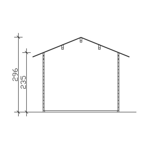 SKANHOLZ Gartenhaus »Lugano 1«, BxT: 5...