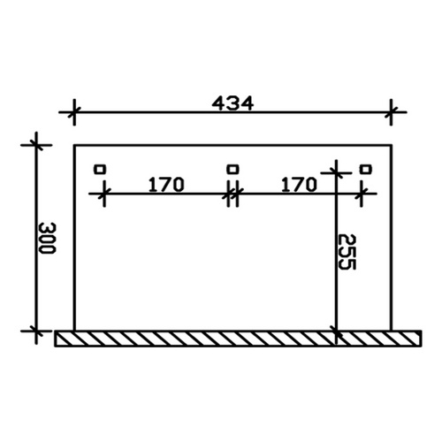 Thumbnail - SKANHOLZ Terrassenüberdachung »Rimini«, Breite: 434 cm, Dach: Polycarbonat (PC), nussbaum - braun