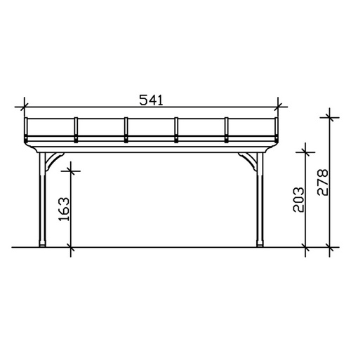 SKANHOLZ Terrassenüberdachung »Ravenna...