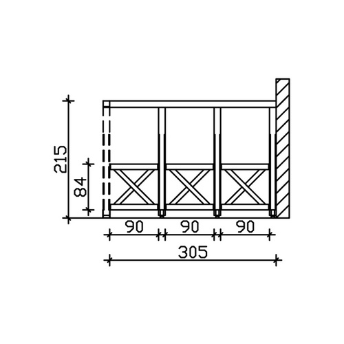 SKANHOLZ Seitenwand, B x H: 305  x 210  ...