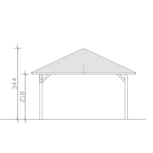 SKANHOLZ Pavillon »Cannes 3«, Zeltdach...