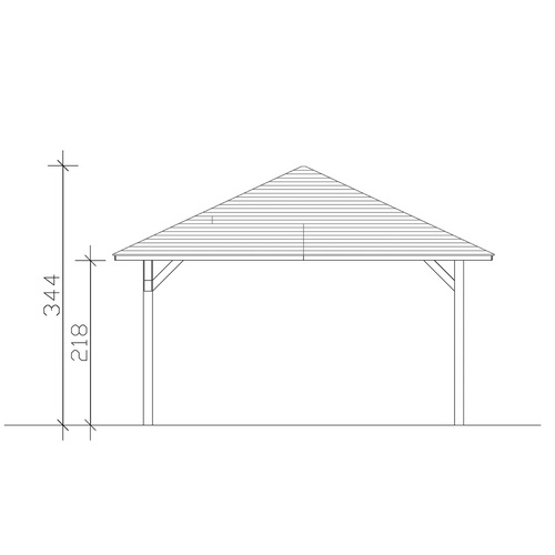 SKANHOLZ Pavillon »Cannes 4«, Zeltdach...