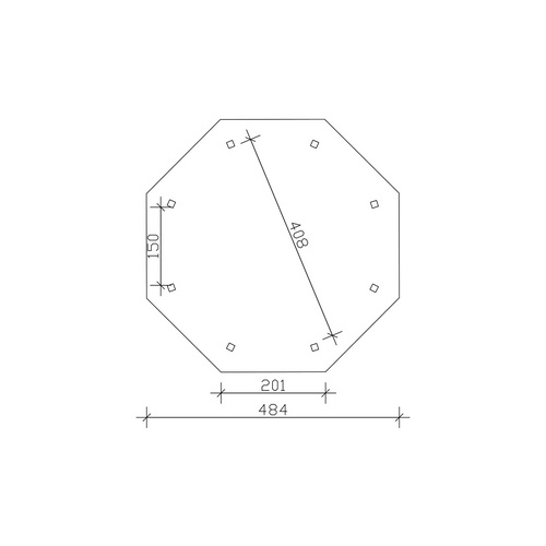 SKANHOLZ Pavillon »Nice 2«, Zeltdach, ...