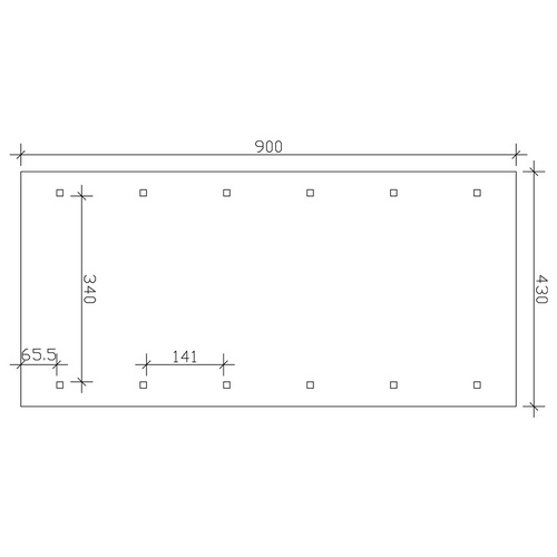 SKANHOLZ Carport »Wallgau«, BxT: 430 x...