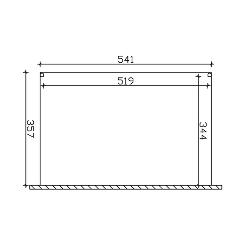 SKANHOLZ Terrassenüberdachung »Modena...