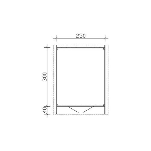 SKANHOLZ Gartenhaus »Hengelo«, BxT: 28...