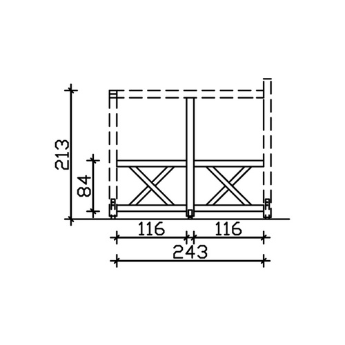 SKANHOLZ Seitenwand, B x H: 78,5  x 210 ...