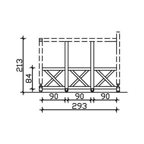 SKANHOLZ Seitenwand, BxH: 78,5 x 210 cm,...