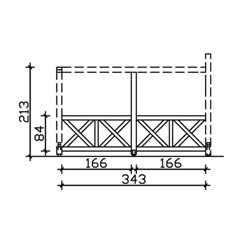 SKANHOLZ Seitenwand, BxH: 78,5 x 210 cm,...