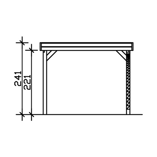 SKANHOLZ Carport »Friesland Set 5«, Bx...