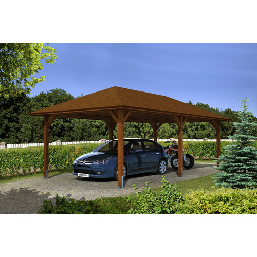 SKANHOLZ Carport »Taunus«, BxT: 439 x ...