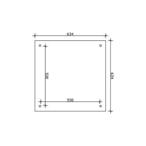 SKANHOLZ Carport »Taunus«, BxT: 634 x ...