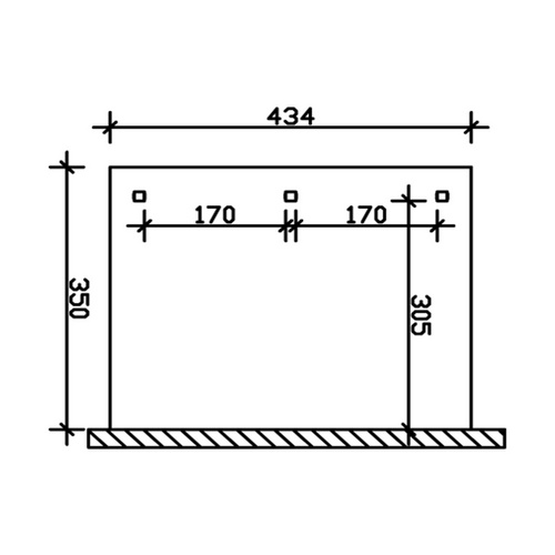 SKANHOLZ Terrassenüberdachung »Rimini�...