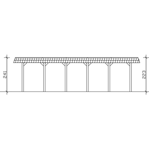 SKANHOLZ Carport »Spessart«, BxT: 345 ...