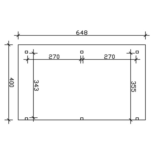 SKANHOLZ Terrassenüberdachung »Siena«...