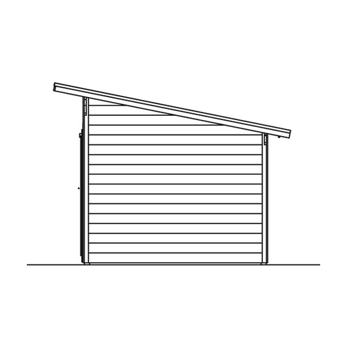 SKANHOLZ Ferienhaus »Knut«, Holz, BxHxT: 470 x 250 x 250 cm (Außenmaße inkl. Dachüberstand) - beige |  Holz  |  10,75 m²