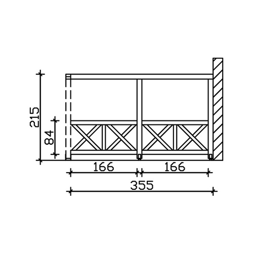 SKANHOLZ Seitenwand, B x H: 78,5  x 210 ...