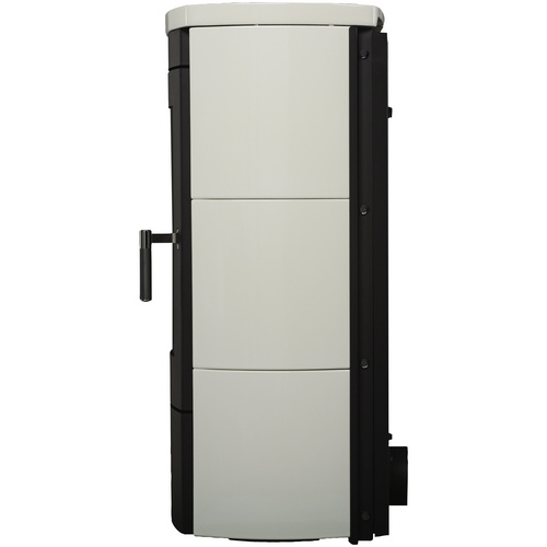 HARK Kachelofen »Tiamo EX«, cremeweiß, Kacheln, 6 kW, Dauerbrand geeignet - schwarz