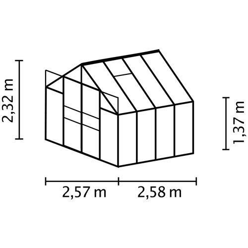 Mr. GARDENER Gewächshaus » 6700/6 DT«... Mr. GARDENER Gewächshaus » 6700/6 DT«...