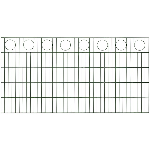 Thumbnail - FLORAWORLD Dekorzaun-Matte, HxLxT: 100 x 200 x 1,7 cm, Stahl, grün - gruen