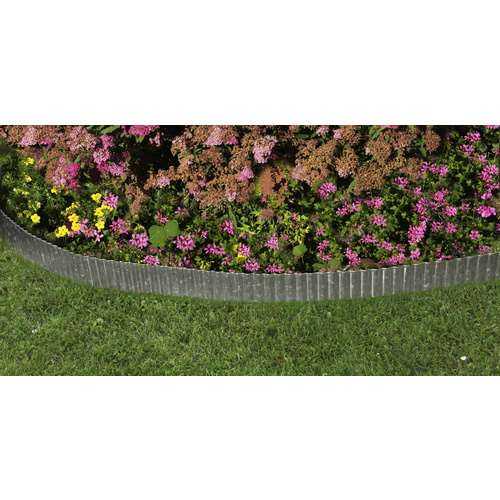 Thumbnail - FLORAWORLD Rasenkante »Große Welle«, HxL: 15 x 500 cm, Stahl - silberfarben