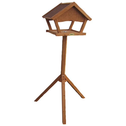 HABAU VOGELHAUS ROTKEHLCHEN - braun