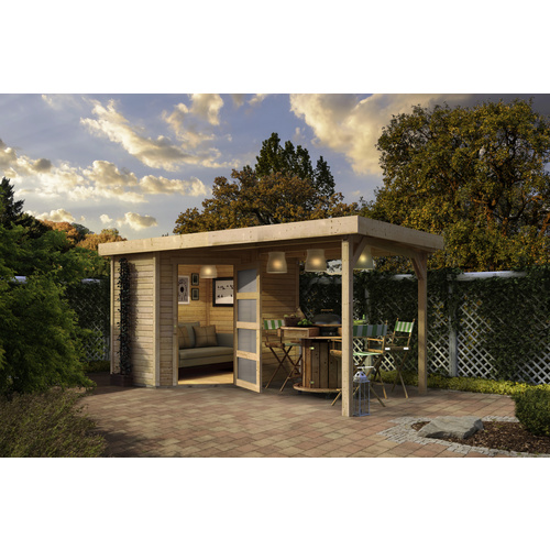 KARIBU Gartenhaus, BxT: 504.5 x 238 cm (...