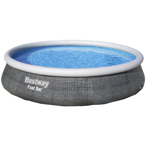 BESTWAY Rundpool »Fast Set™«, rattan...